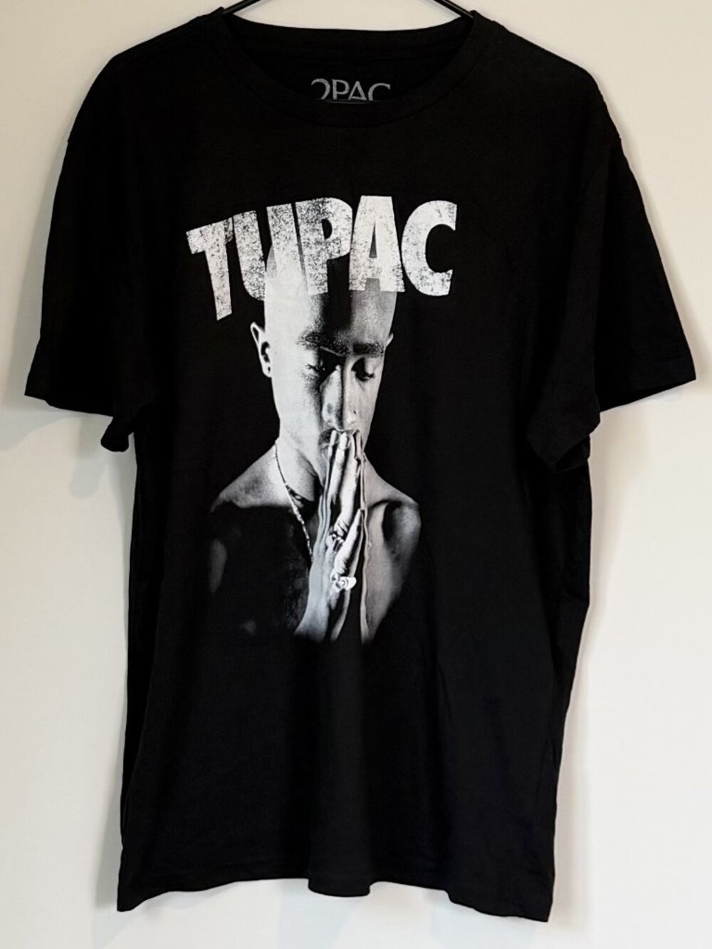 NEW Tupac Shakur 2PAC Prayer Crewneck Short Sleeve T-Shirt - Size: Extra Large
